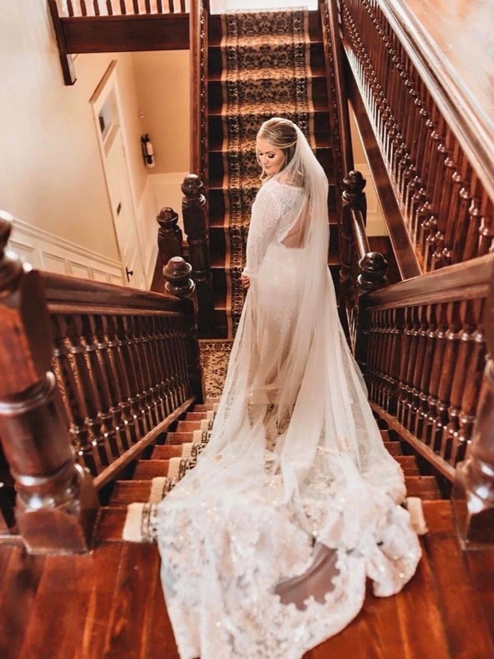 Lace Wedding Gown - worn once